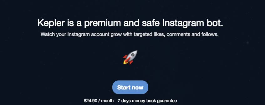 月入￥1.4w案例分享：KeplerBot，Instagram 涨粉工具