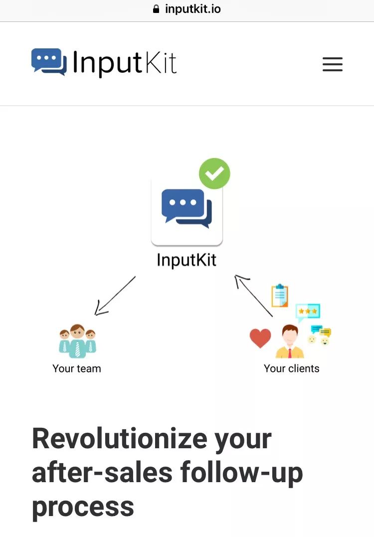 月入9K案例分享：InputKit，邮件调查客户满意度